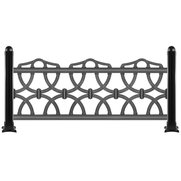 VIOLET Plastik Gartenzaun  (AL – H:40 CM)
