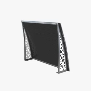 Aluminium Vordach AZALEA für die Haustür eingang   105×135 Cm