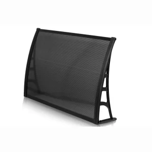 LOTUS Vordach für die Hauseingngtür  70×120 – Schwarz