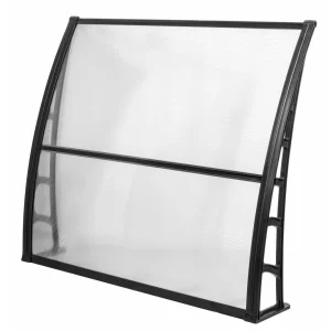 LUPIN  Vordach für Haustür eingang  105×120 – Transparent Farbe