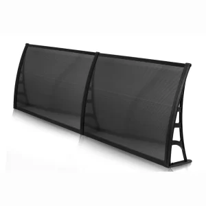 LOTUS Vordach für die Hauseingangtür  70×240 – Schwarz